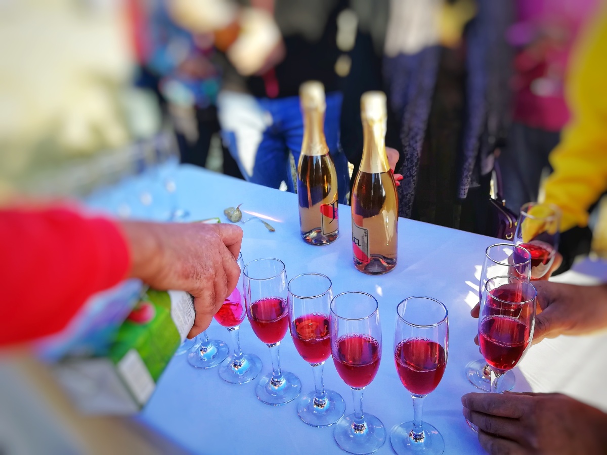 乘热气球归来,颇有仪式感的香槟庆典.