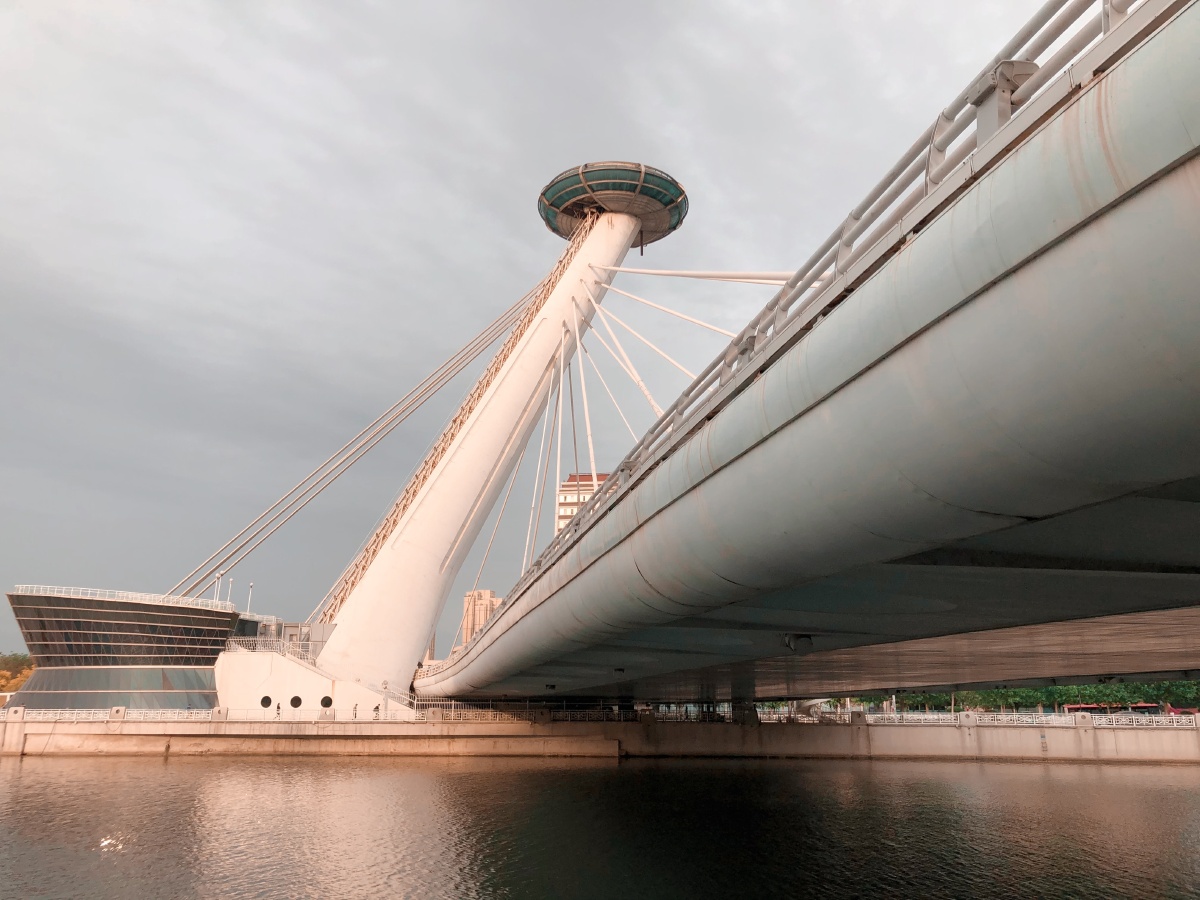 暖阳下的赤峰桥,天津发展的见证者