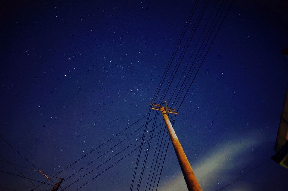 南京郊区的星空<br />
