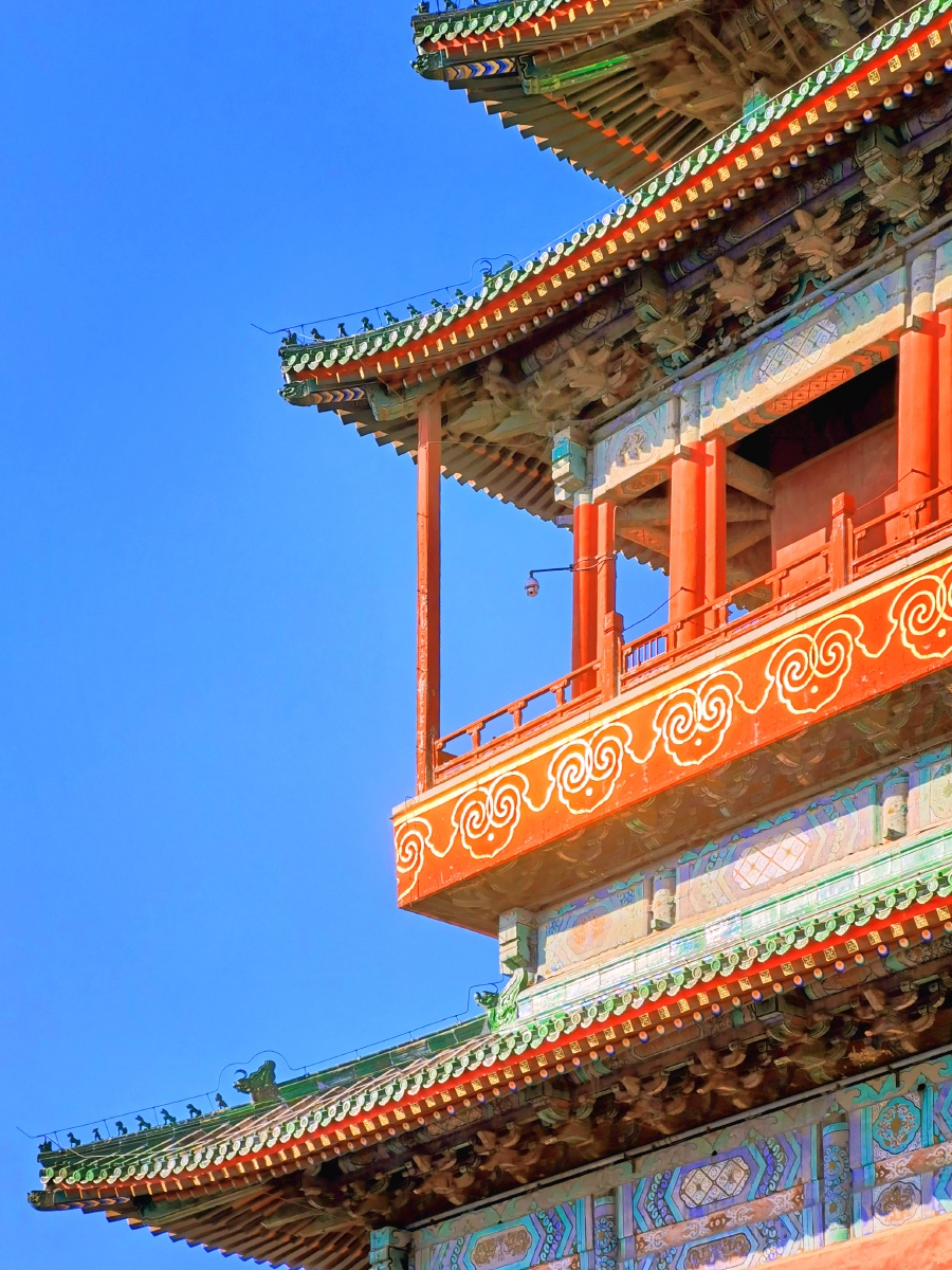 鼓楼光辉,北京鼓楼在晨光下下熠熠生辉. - 老摄影师旺仔 - 图虫