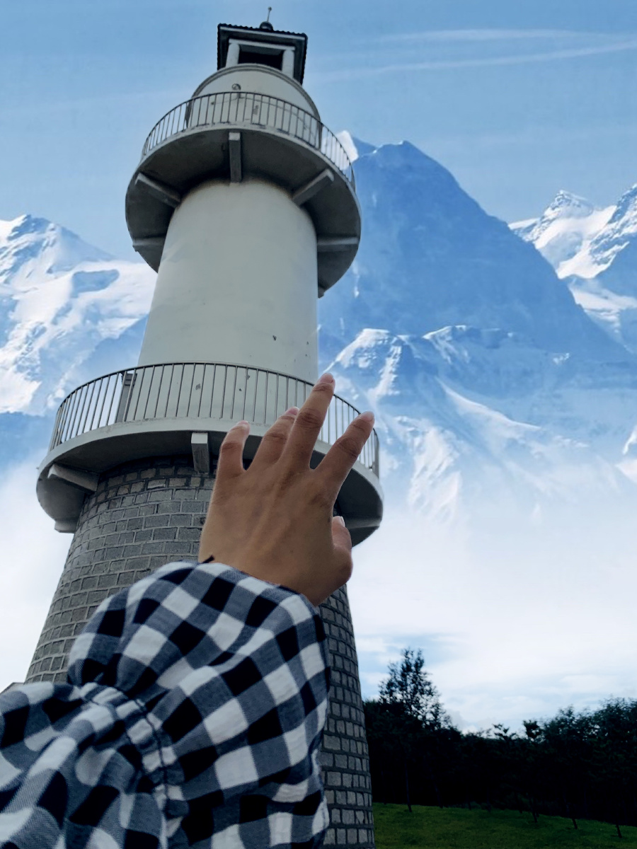 公园白塔瞭望台