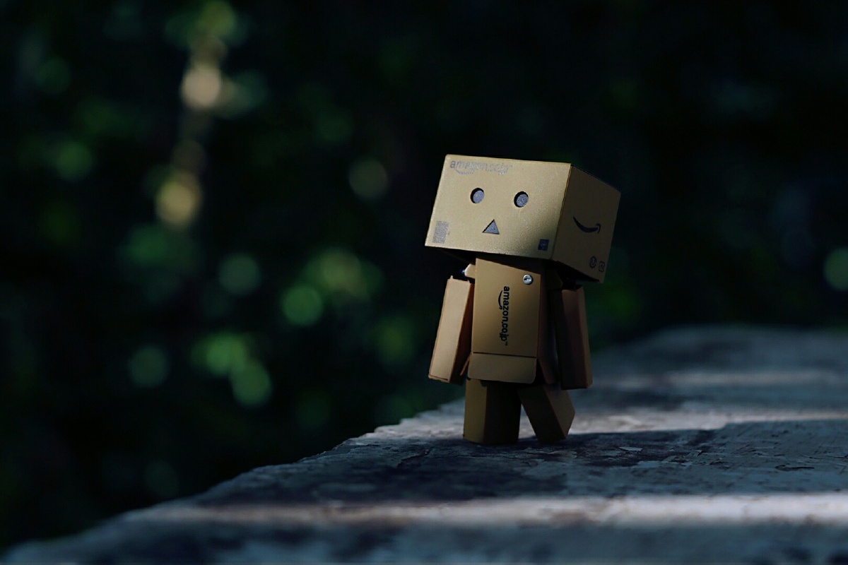 一组纸盒人微距刚买相机时拍着玩的