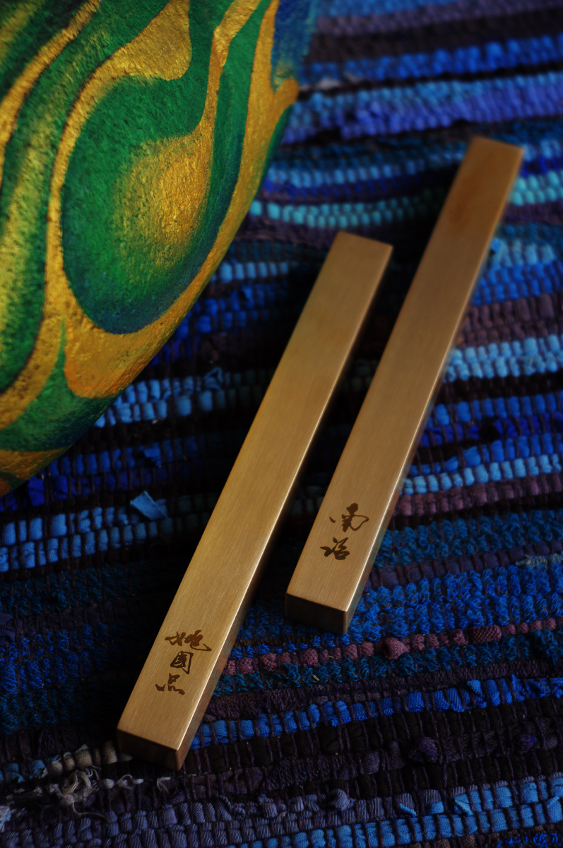 给姚老师订制的黄铜镇纸