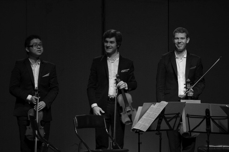 赵云鹏&amp;Guillaume Latovr&amp;Franck Chevalier（踌躇满志）<br />
Diotima String Quartet 