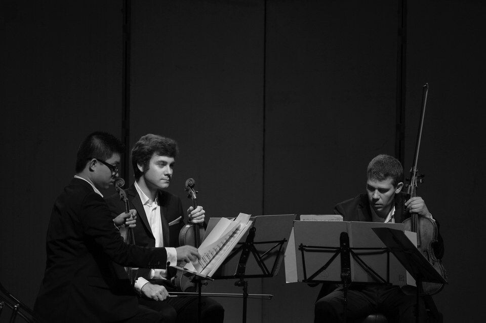 赵云鹏&amp;Guillaume Latovr&amp;Franck Chevalier 3<br />
Diotima String Quartet 