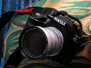 Pentax K-x+ Schneider-Xenar 135 F4
