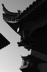 飞檐翘角（黑白）