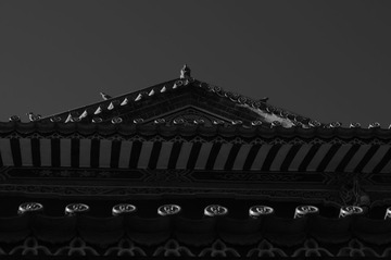 烽火墙头（黑白）