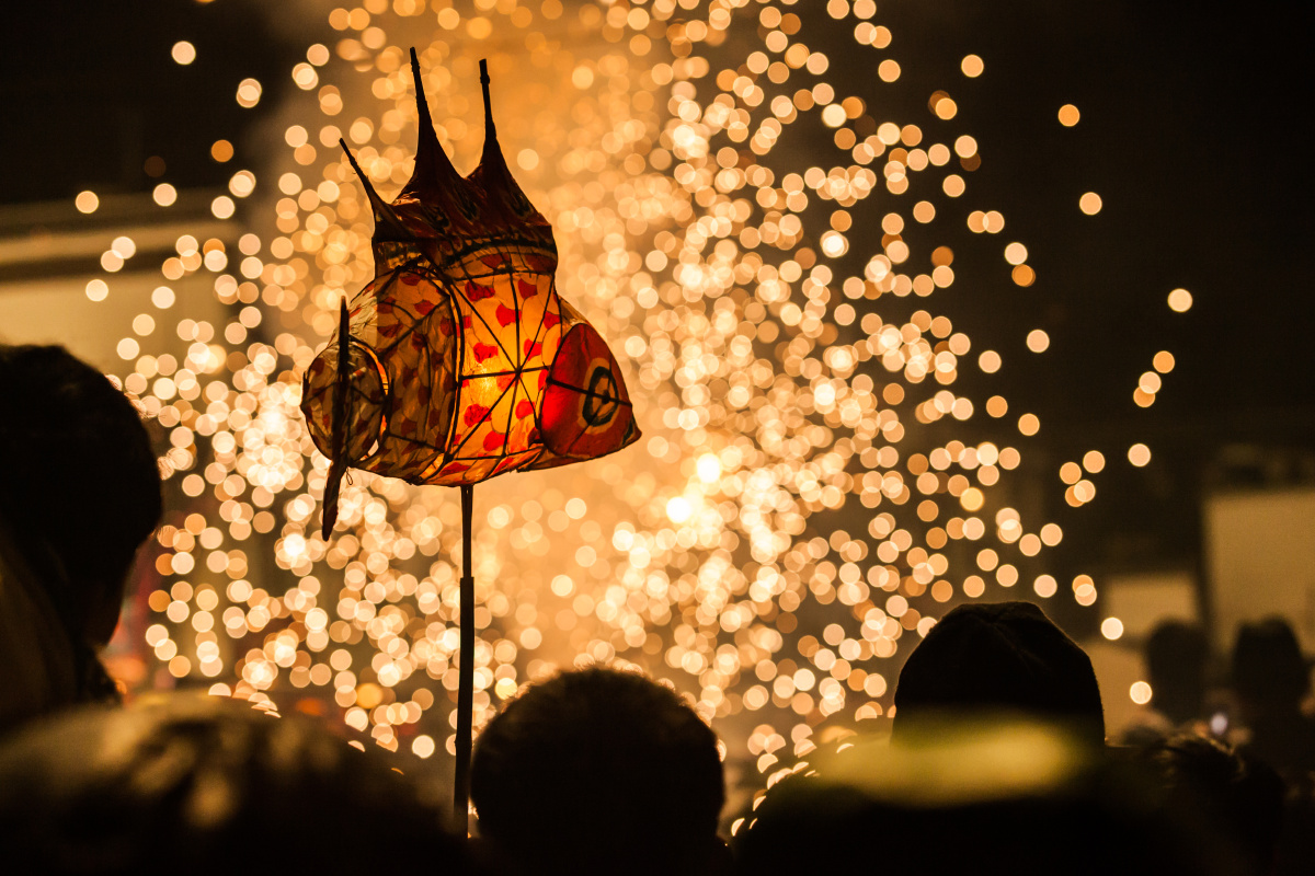 汪满田村鱼灯会
