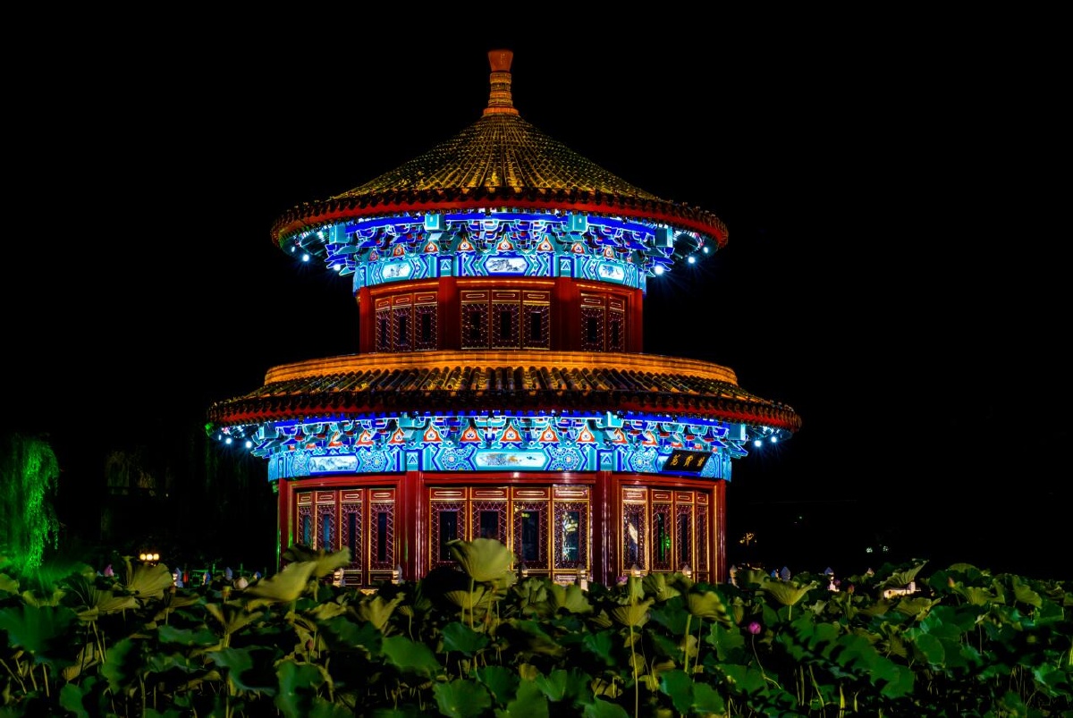 天下第一城夜景