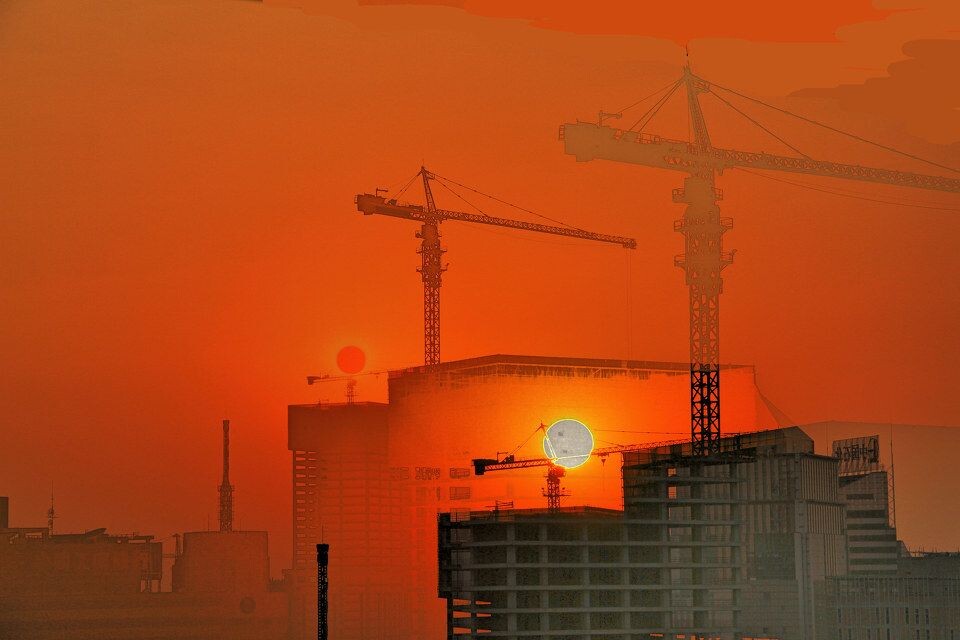 都市落日圆<br />
