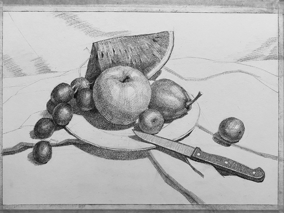 素描静物写生全纪录