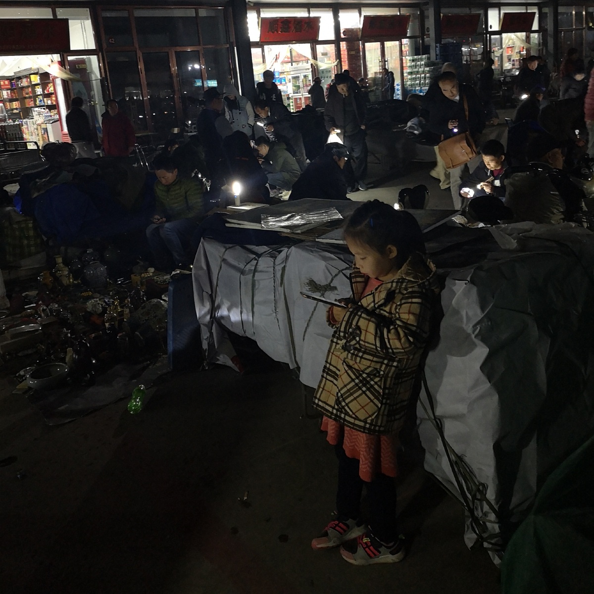 大柳树旧货市场的小女孩