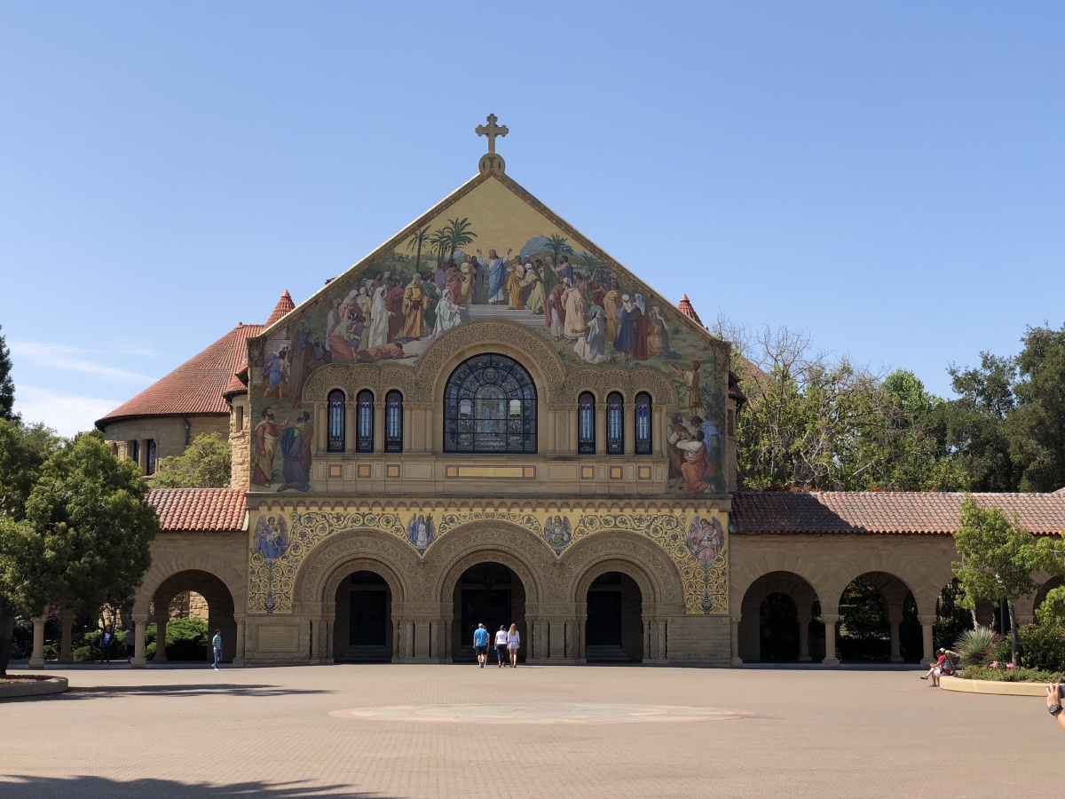 斯坦福大学风景如画