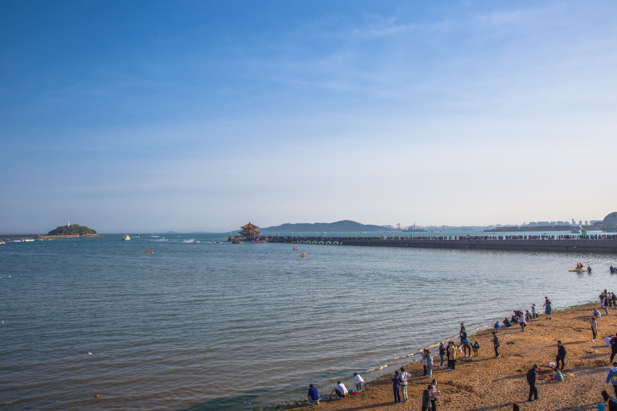 青岛栈桥风光 - 江天一色无纤尘lsl - 图虫