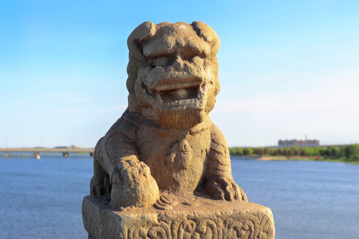 卢沟桥的石狮子