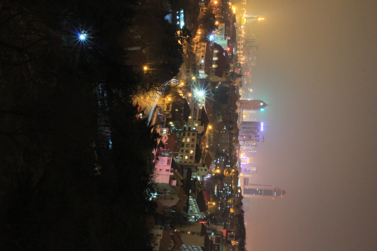 信号山夜景 br />