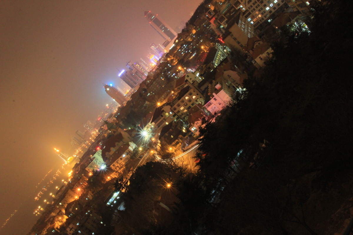 信号山夜景 br />