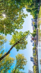 湛蓝 翠绿
