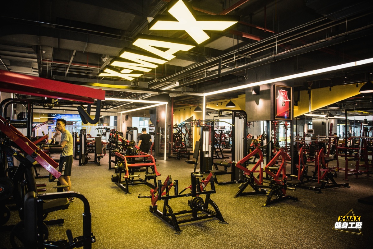 xmax健身工厂场景图