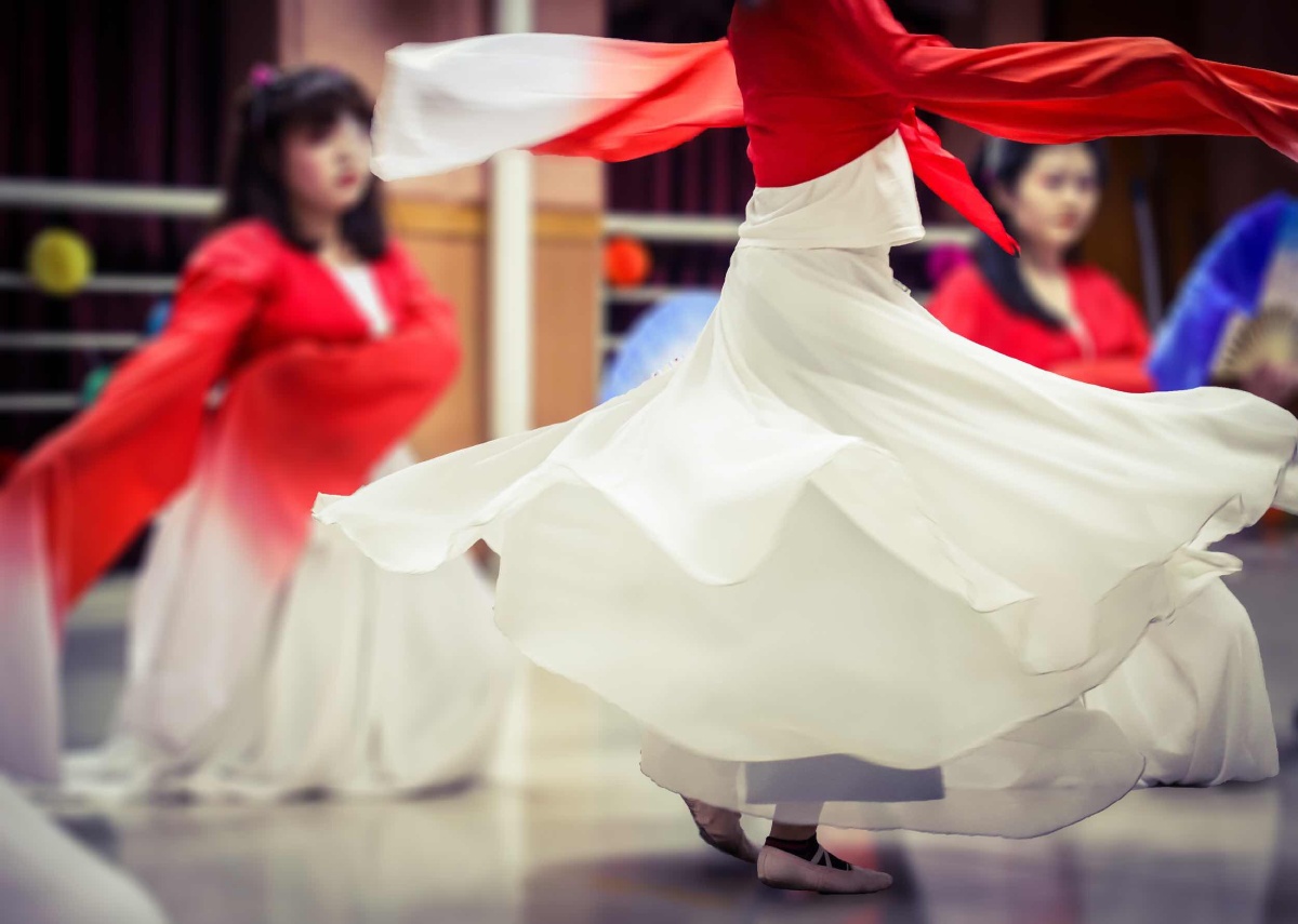 仿佛兮若轻云之蔽月,飘摇兮若流风之回雪