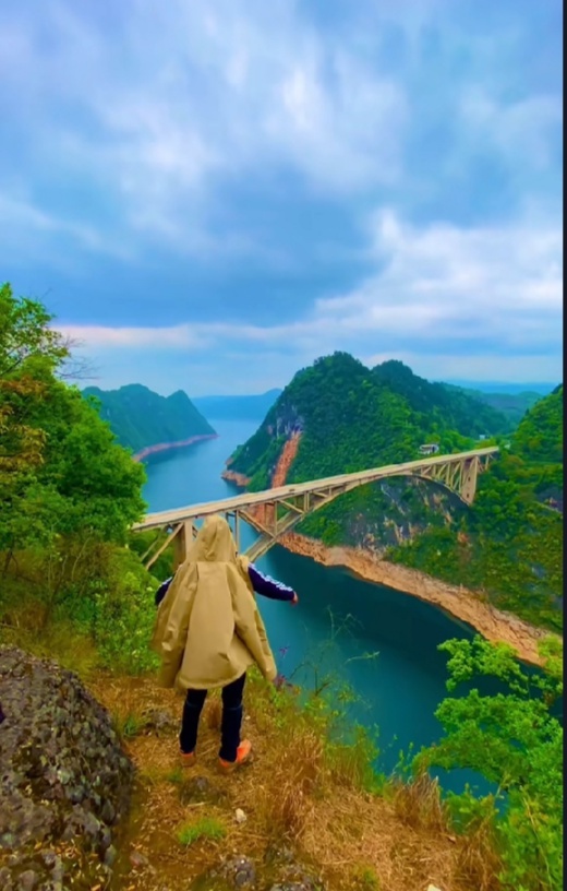 这里是贵州瓮安江界河大桥欢迎来到我的家乡