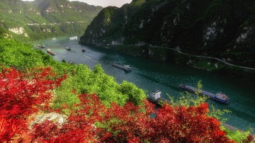 长江三峡西陵峡风光