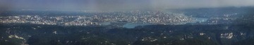 水电之都：湖北宜昌远眺全景图航拍