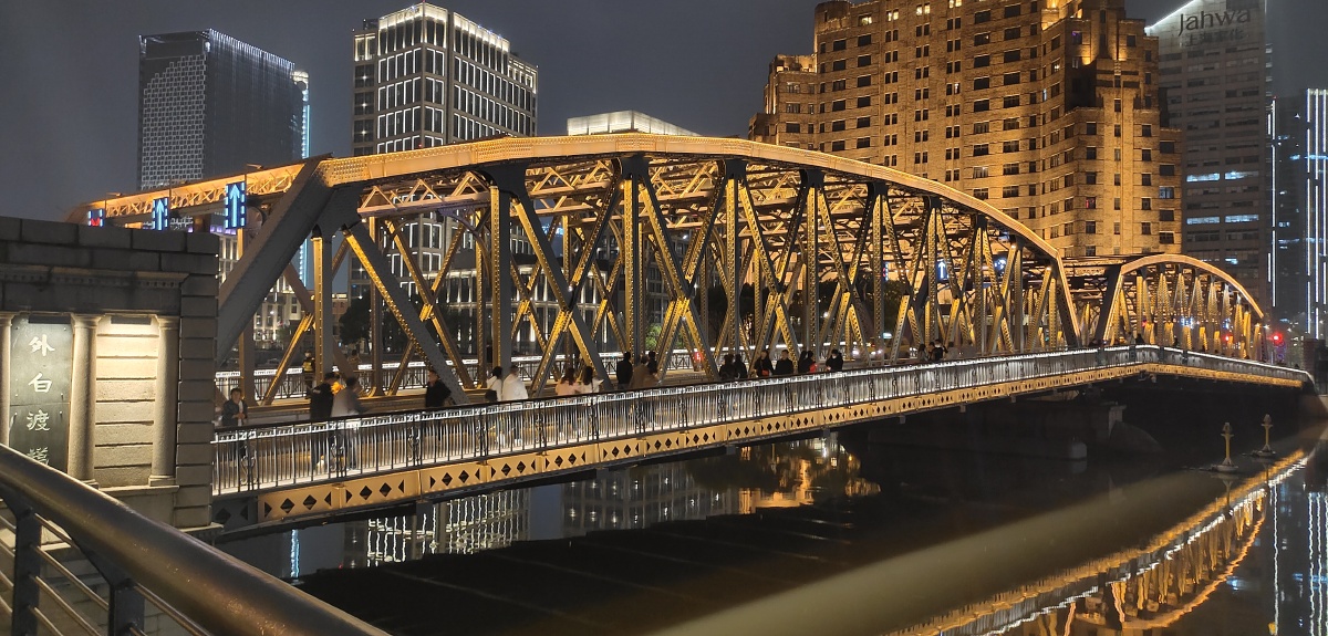 上海外滩风景外白渡桥