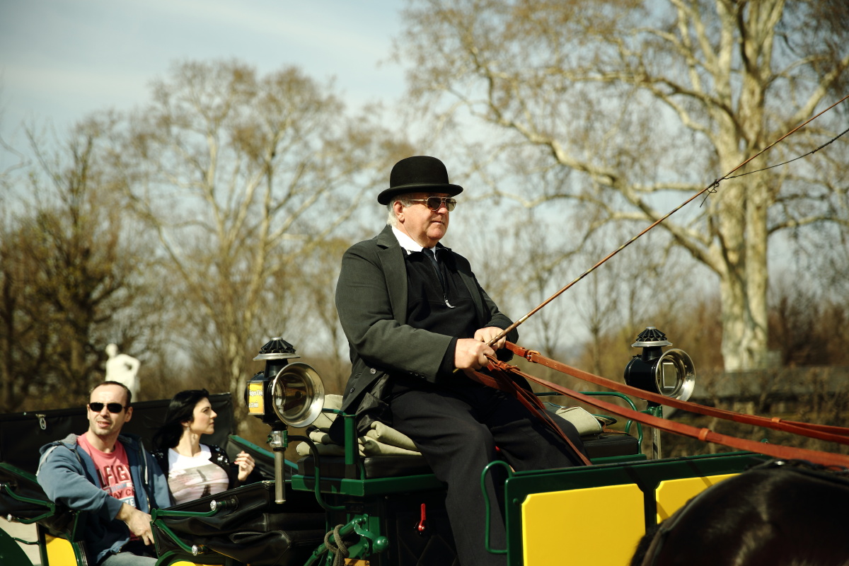 很有范儿的马车夫