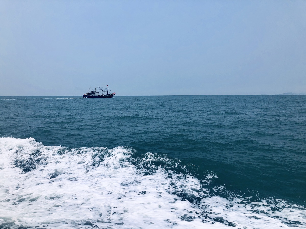 《渔船与海》船是对大海的向往
