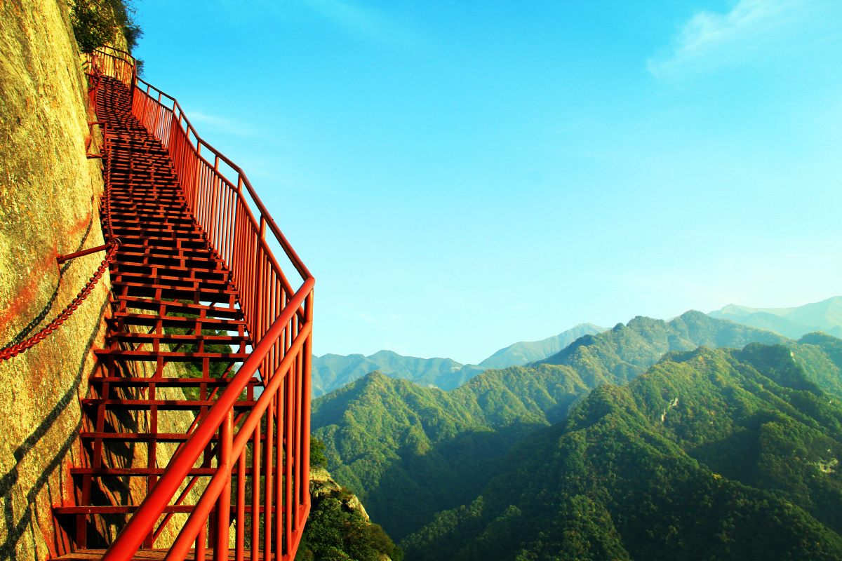 丹崖凌云太白山红河谷