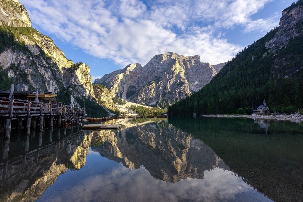 布拉耶斯湖Lago Di Braies