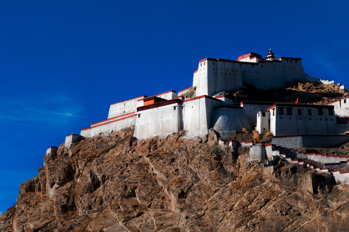 江孜古城宗山城
