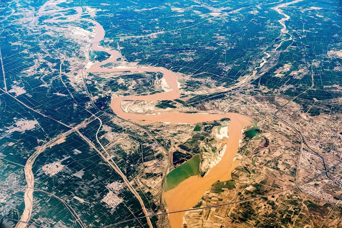 龙脉拍摄于沈阳飞往昆明的航班上