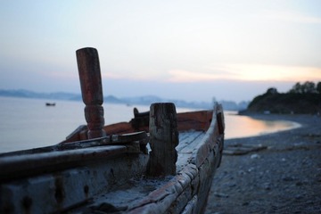 浪漫之都，海边夕阳