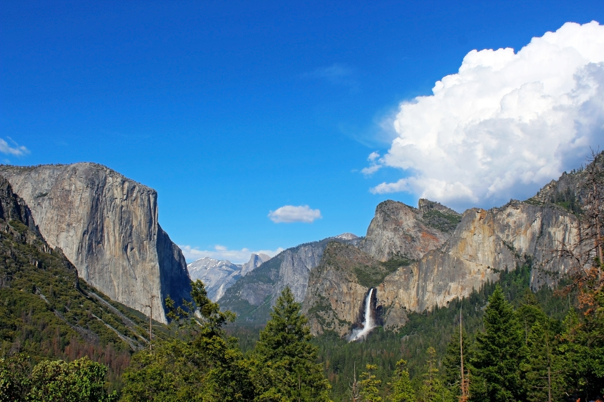 隧道观景台优胜美地国家公园tunnelviewyosemite