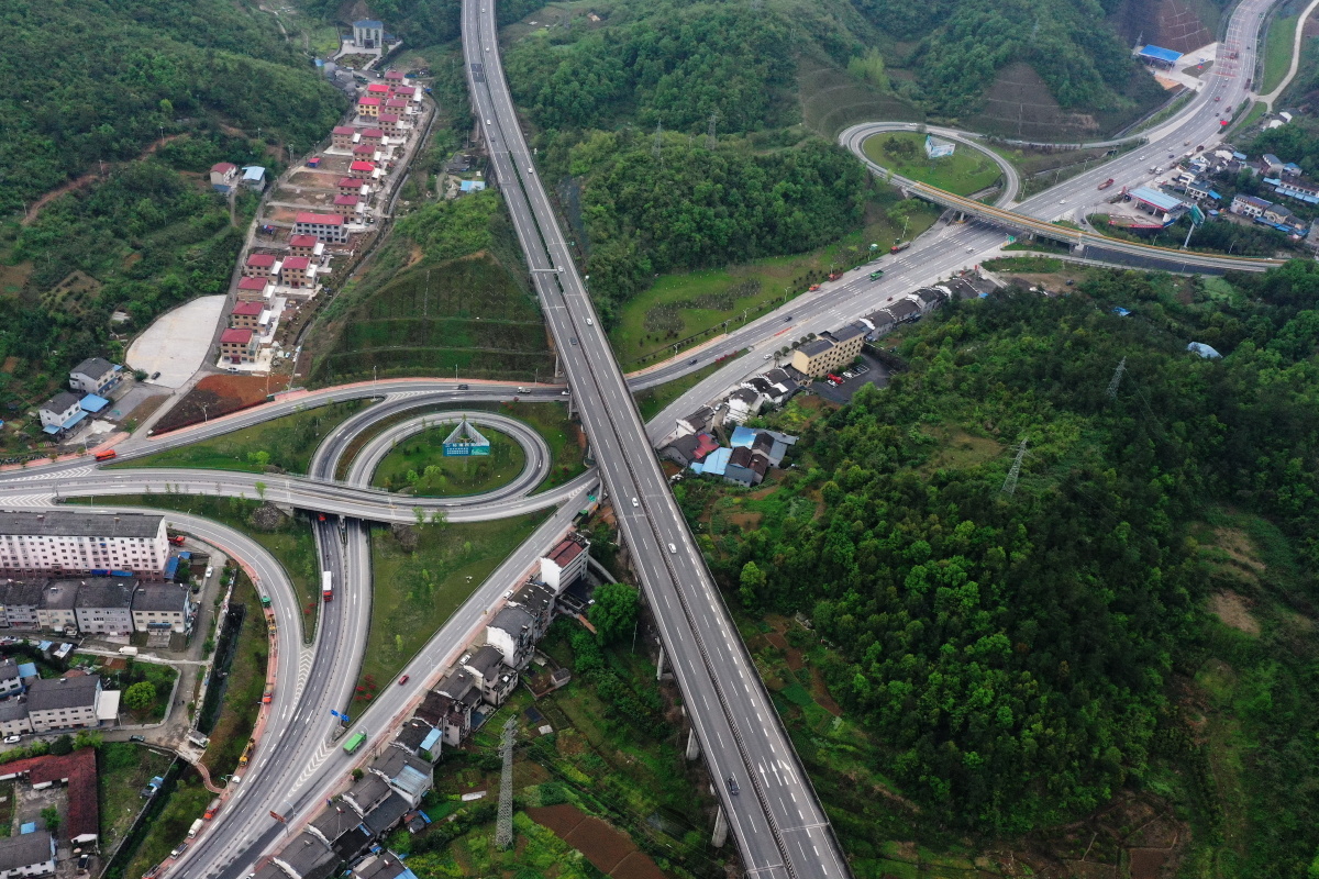 宜昌g42高速公路黄花互通