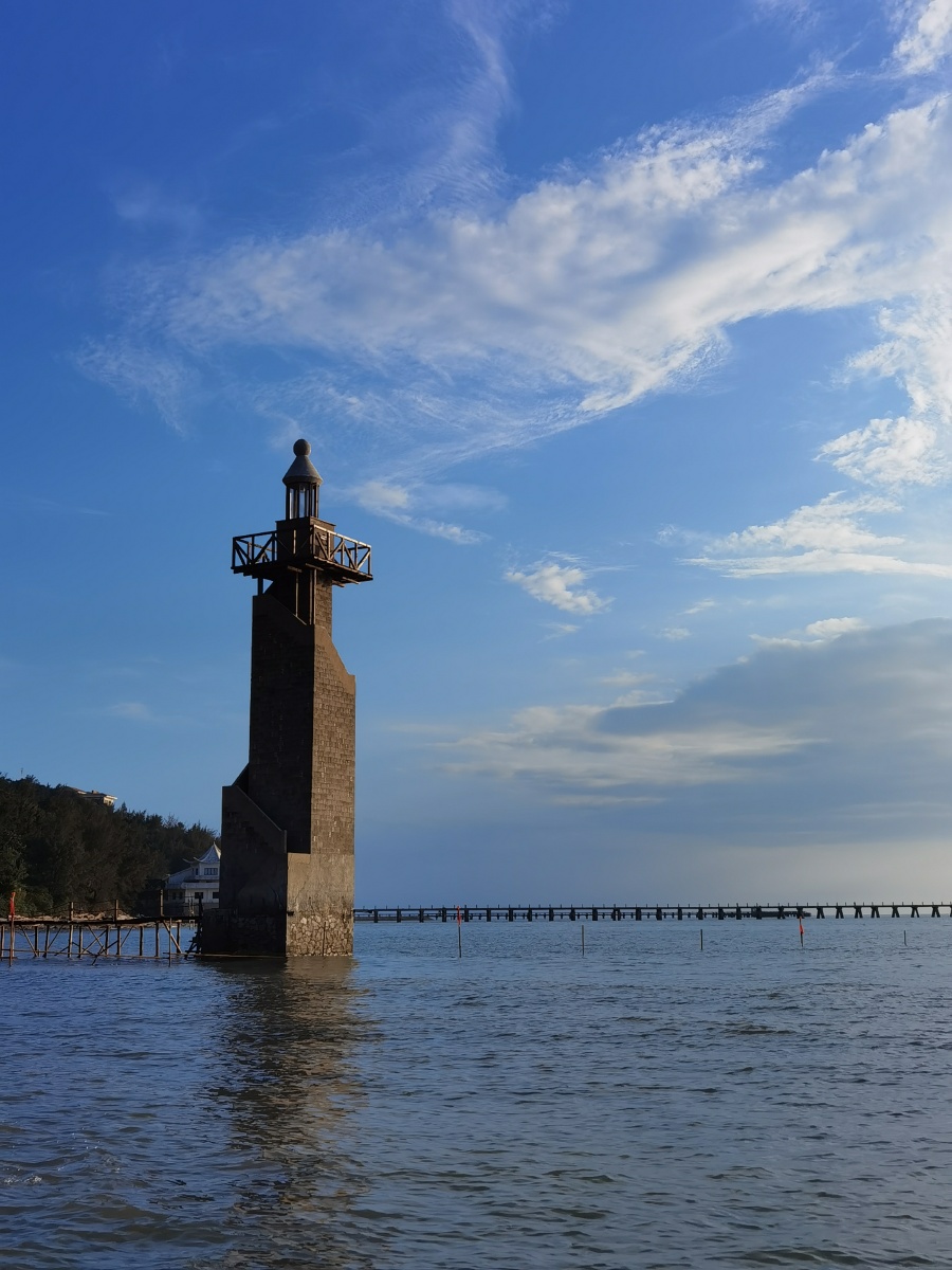 北海的灯塔无滤镜就是这么美