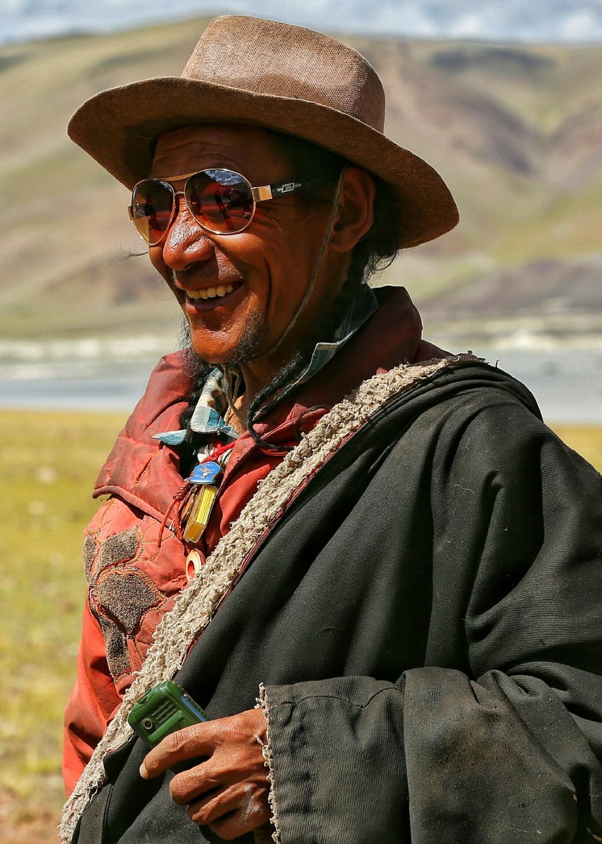 阿里大北线遇到的藏民