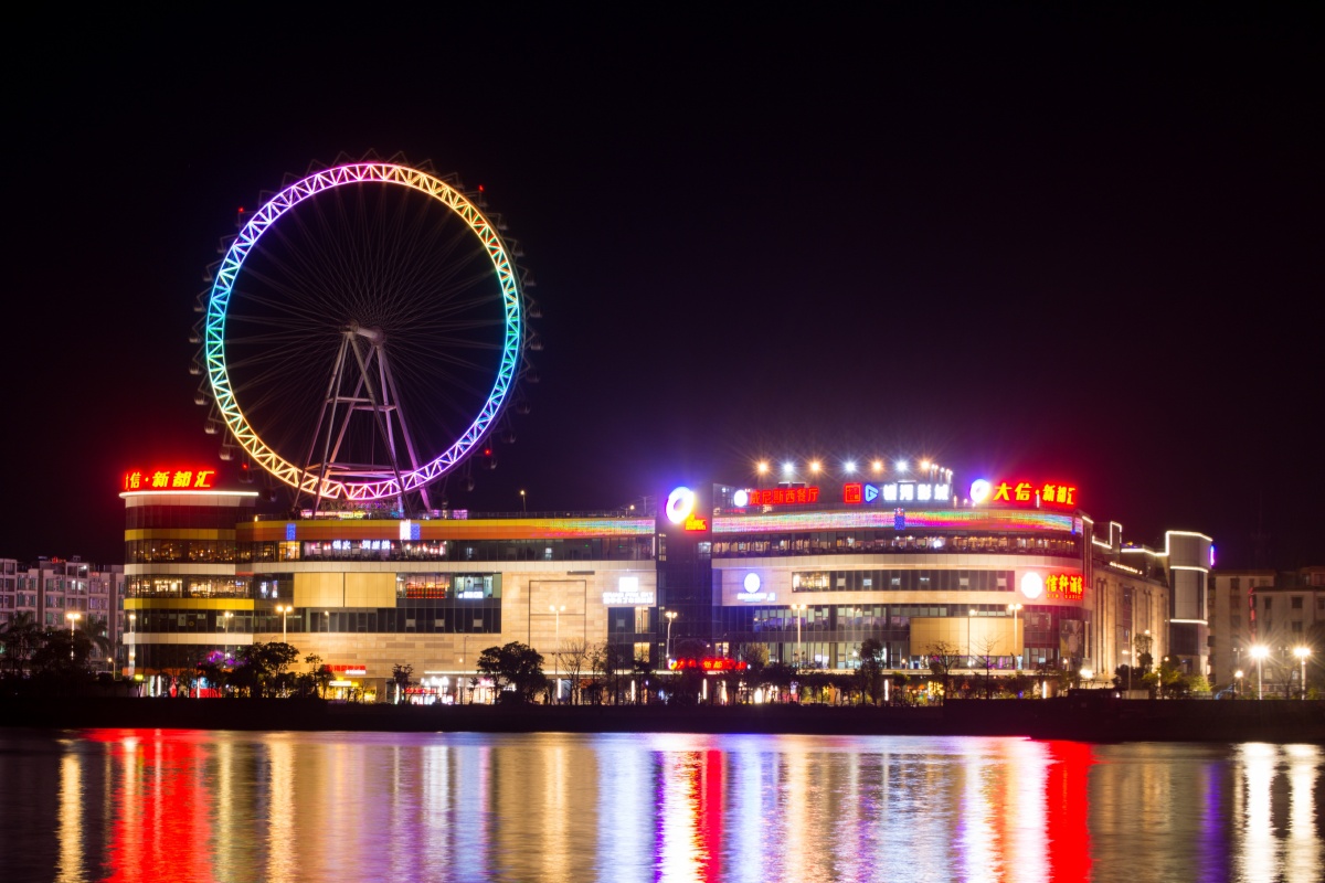 斗门新都汇夜景