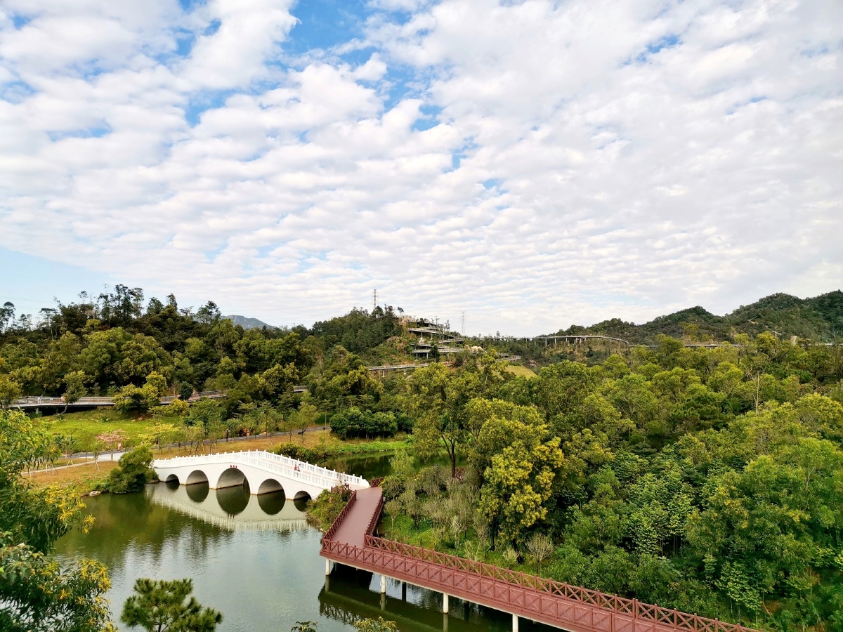 珠海香山湖公园香山云道