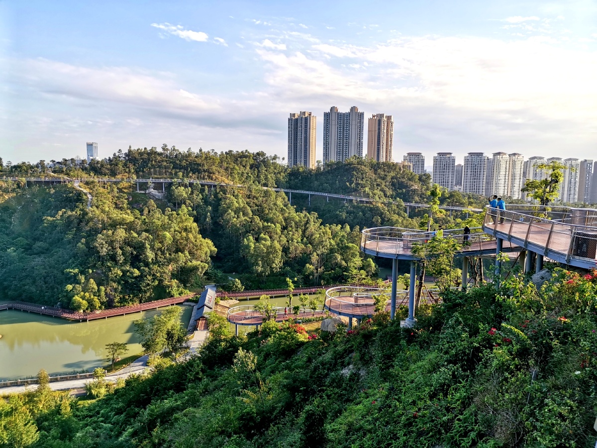 珠海香山湖公园香山云道