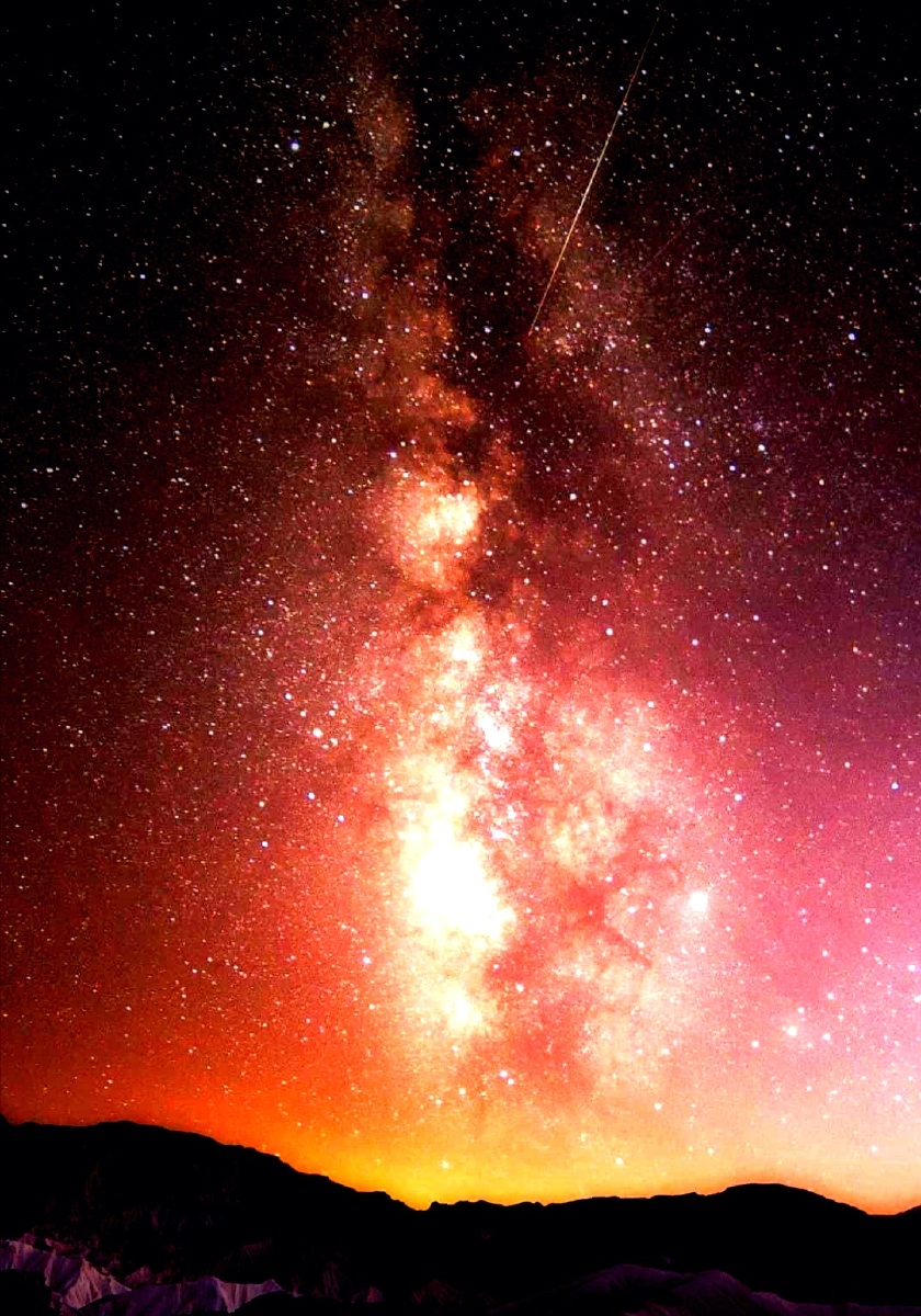 红色星空你们见过吗