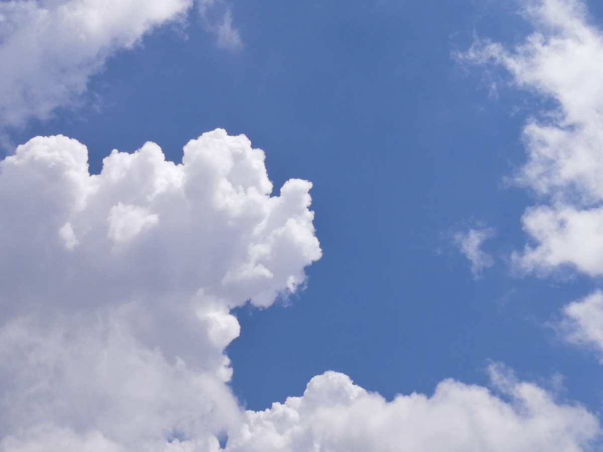 纯天然无污染的天空无滤镜