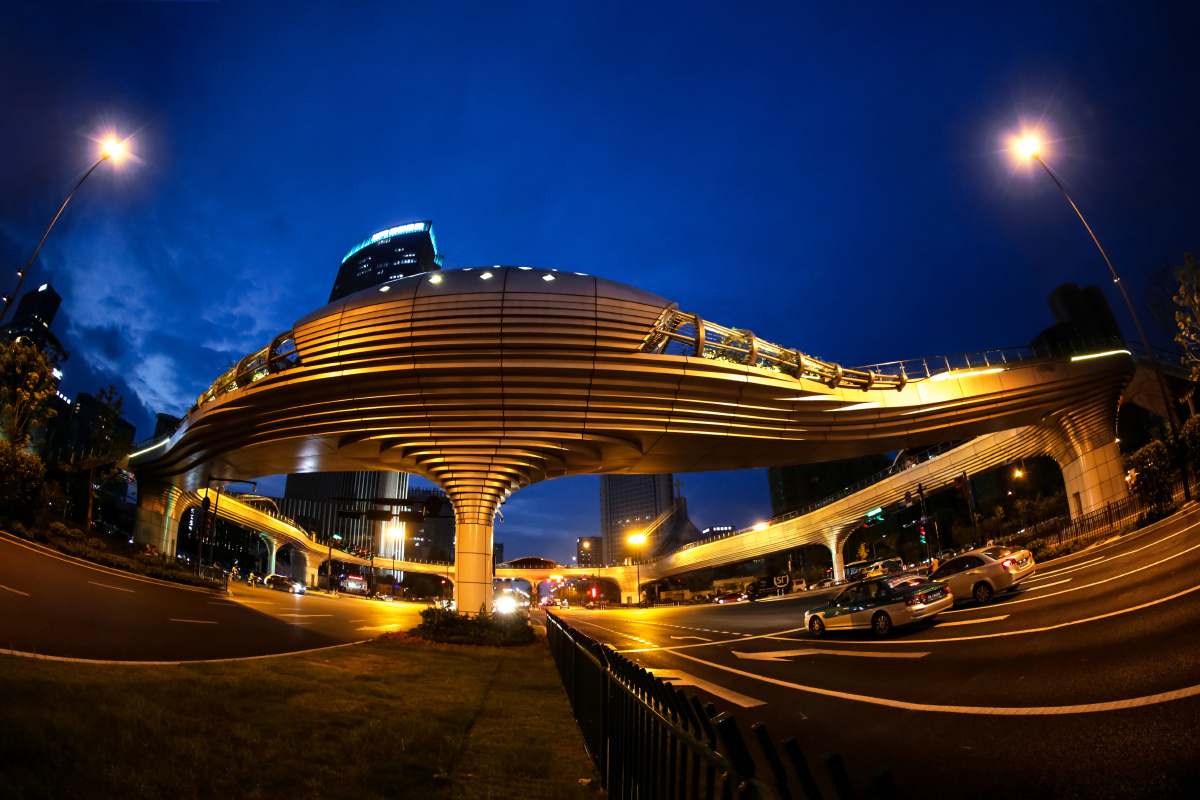 美丽的人行天桥(组照)