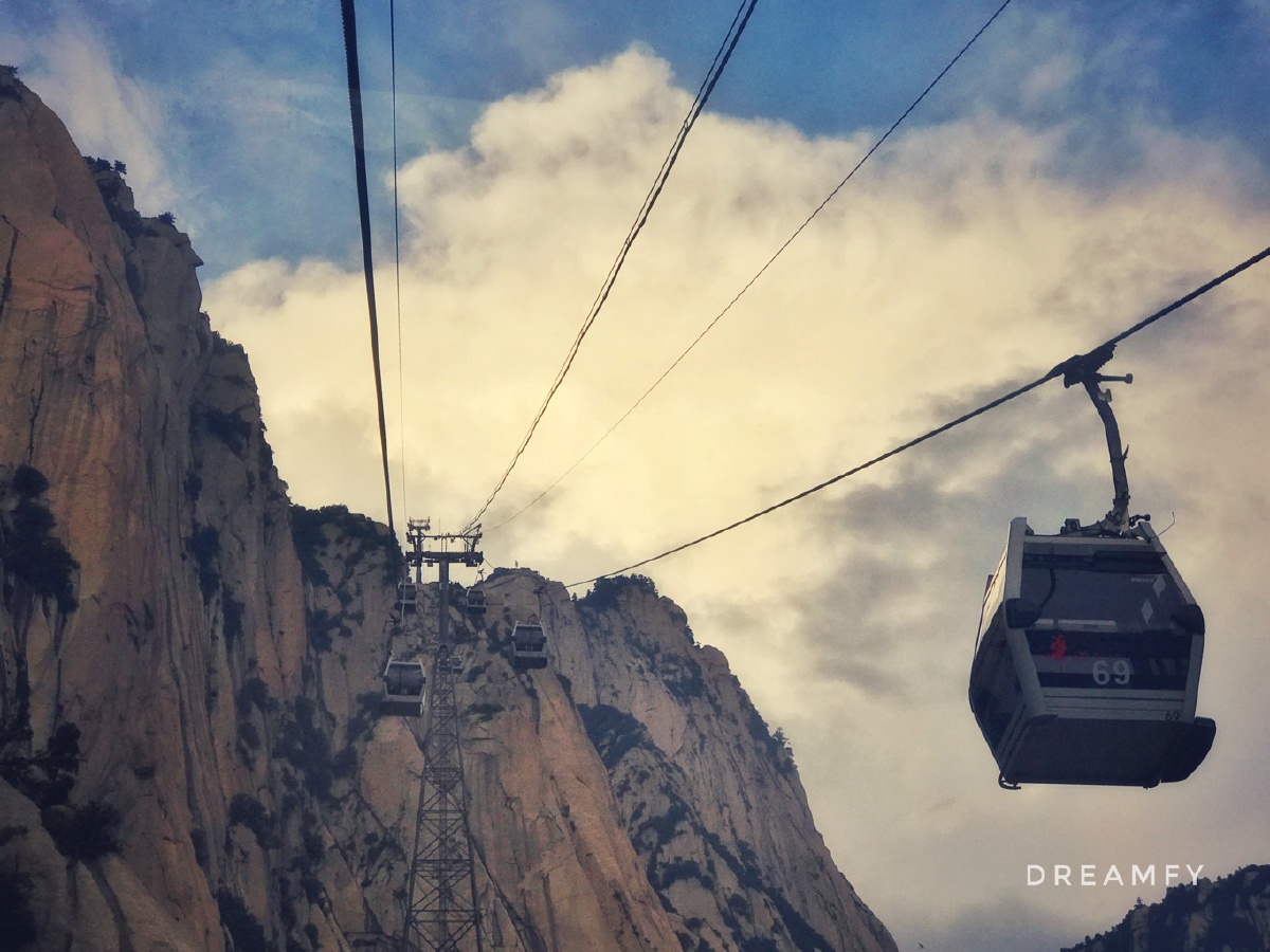 华山西峰太华索道