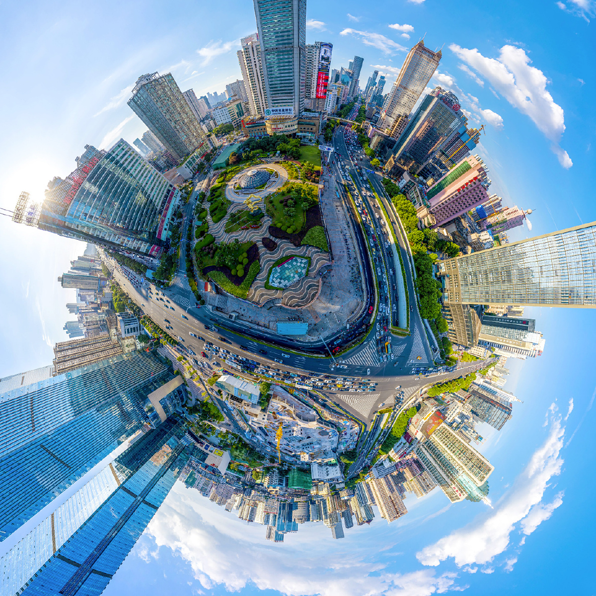 长沙芙蓉广场全景