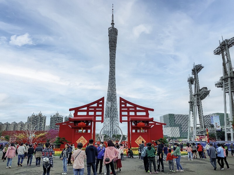 2021年2月11日拍摄于广州海心沙