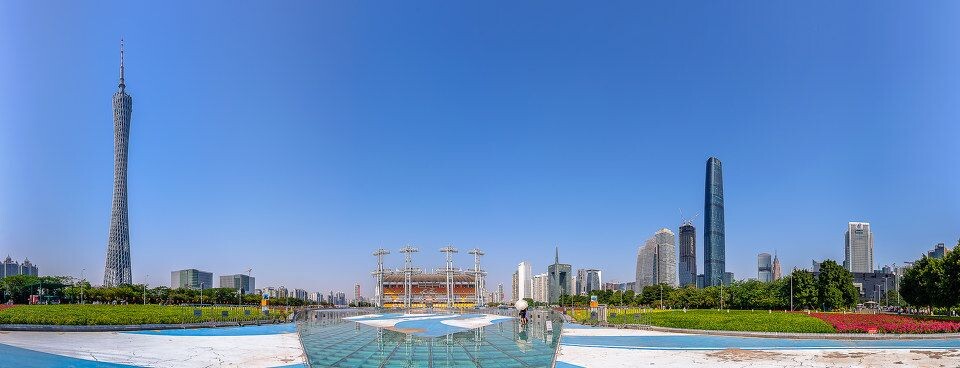 海心沙<br />
广州塔、海心沙、IFC、博物馆